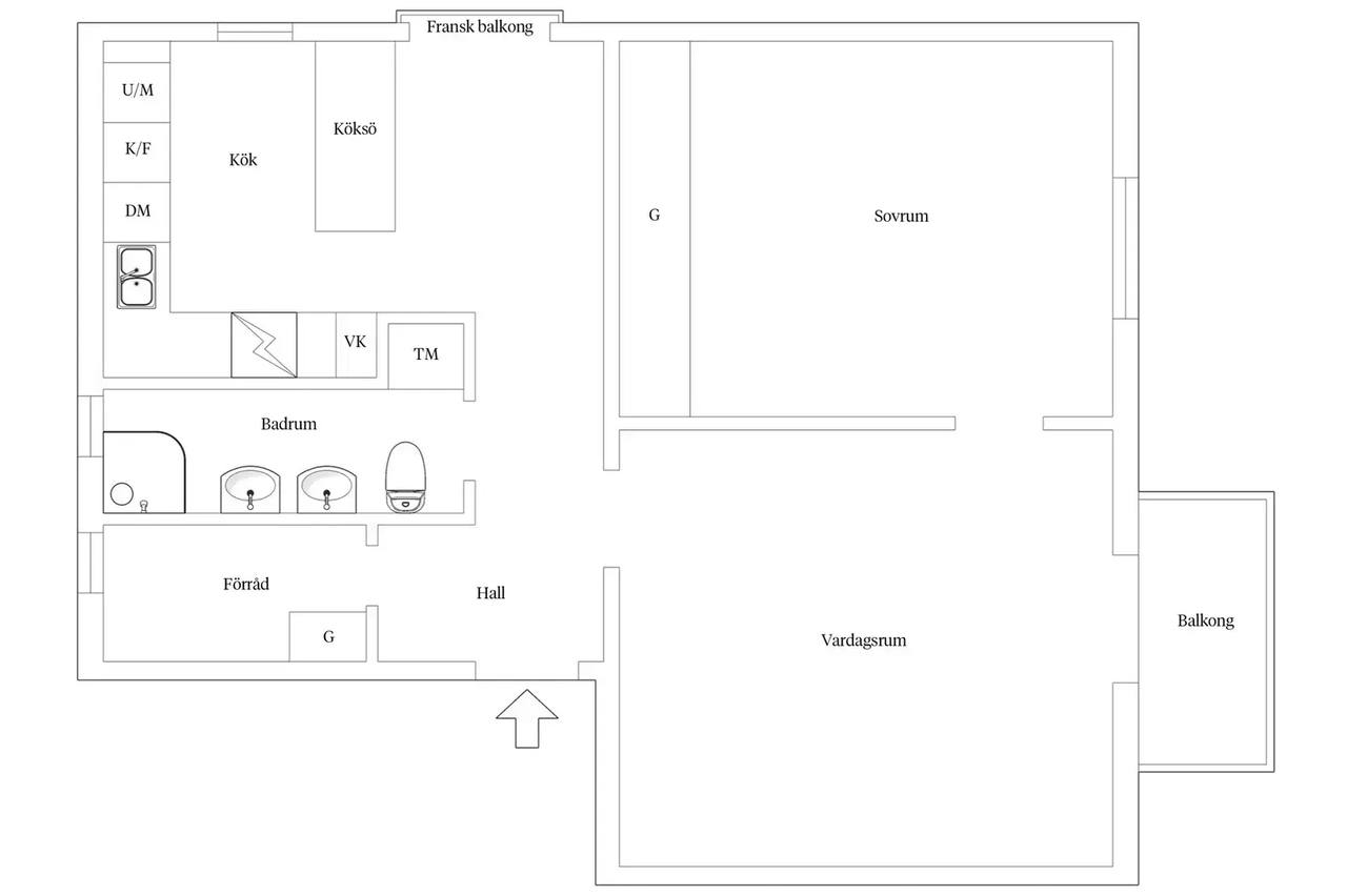 Floor plan for Kvarnbacksvägen 66