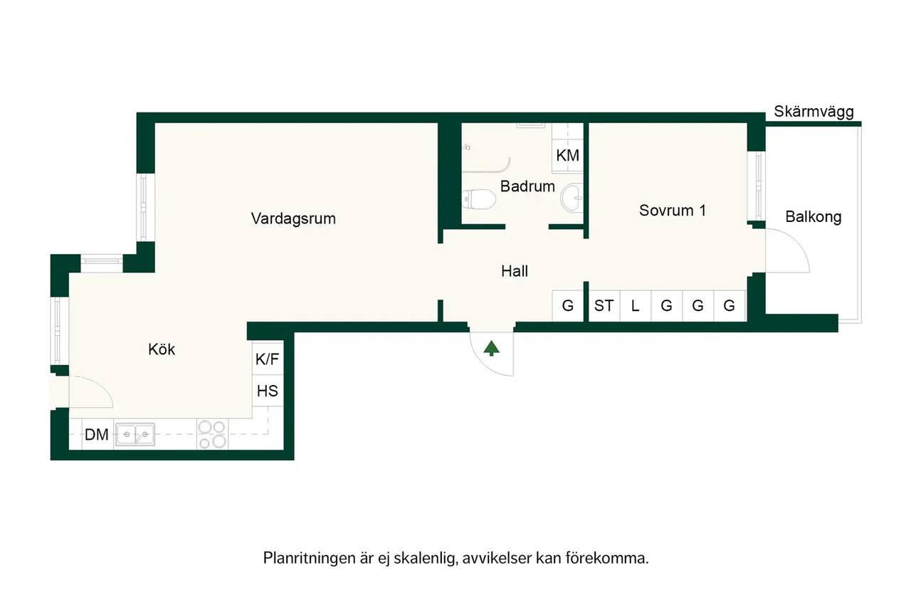 Planritning för Ekfatsgatan 2
