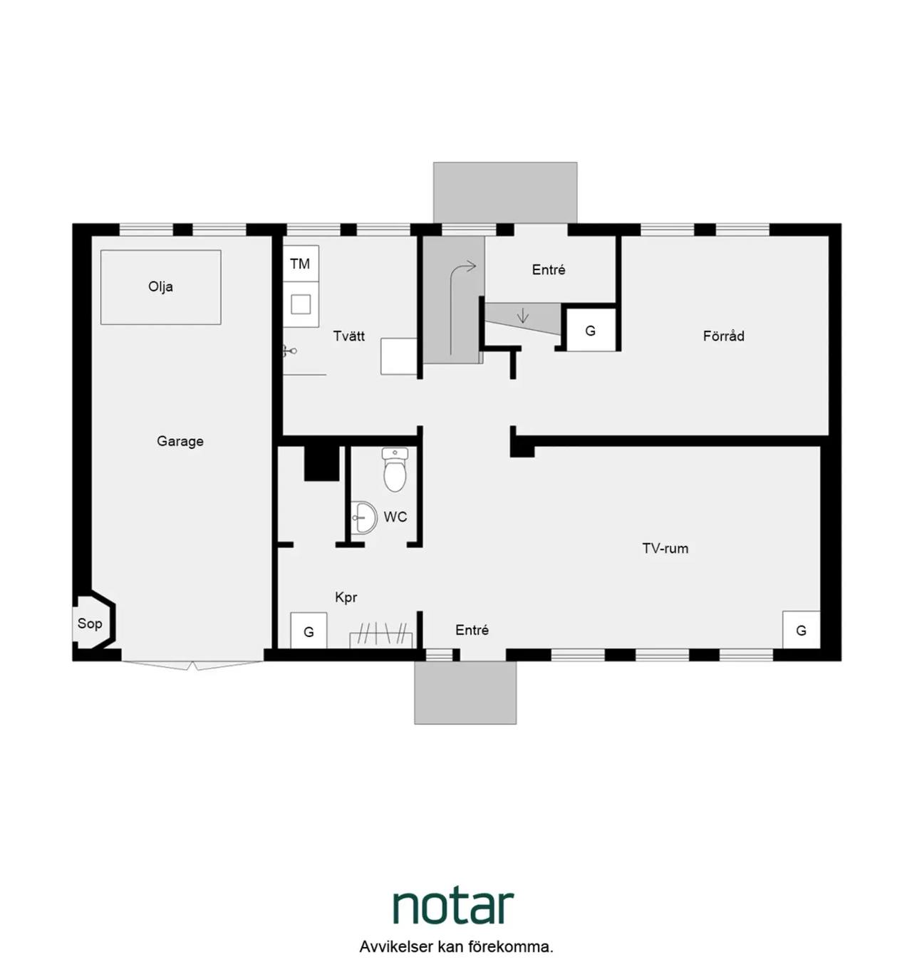 Floor plan for Säbyviksvägen 6