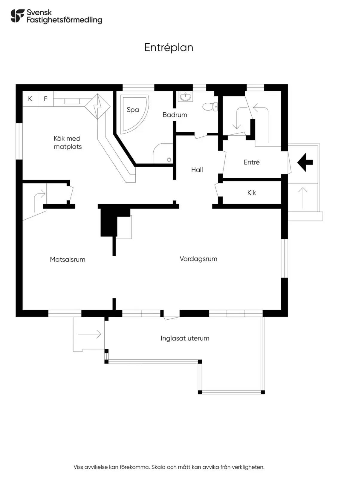 Planritning för Linköpingsvägen 56