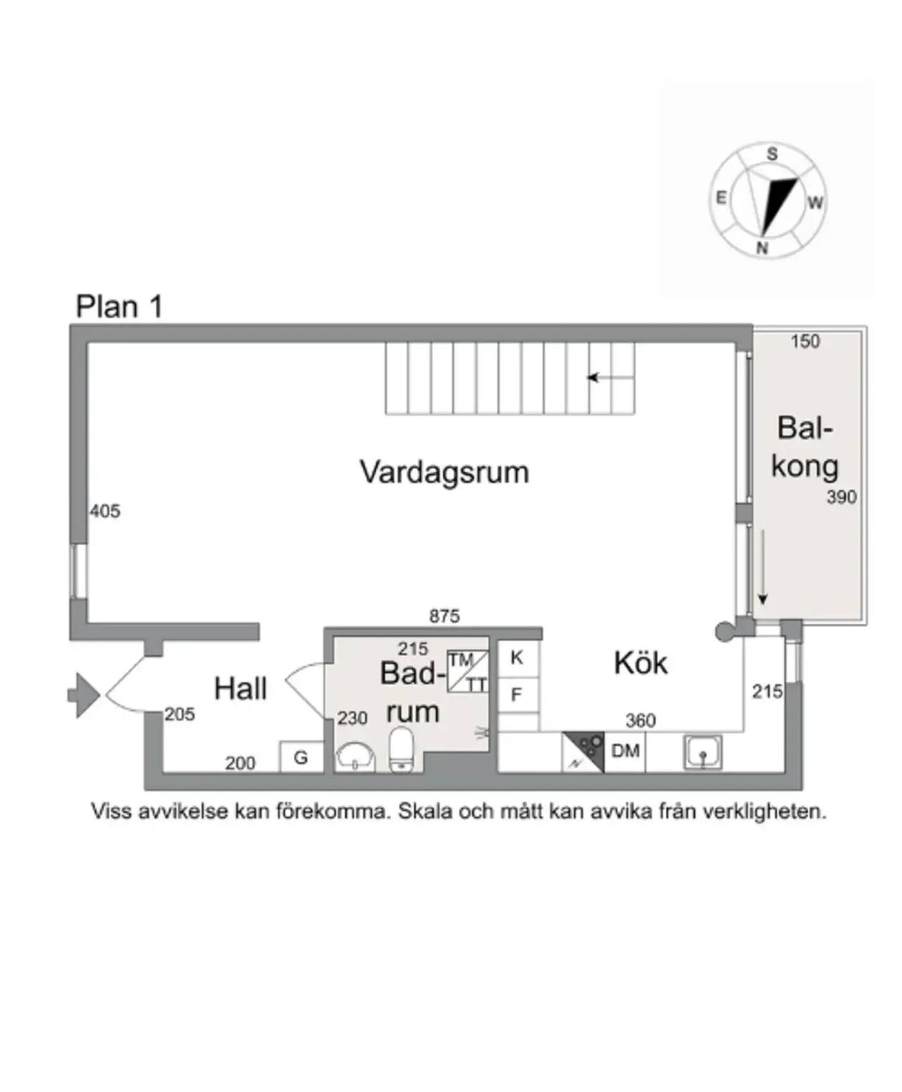 Floor plan for Halssmyckevägen 13D