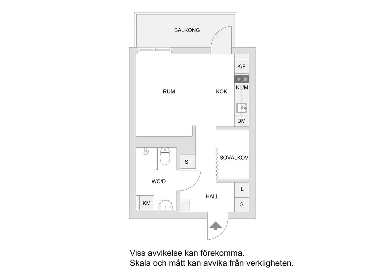 Floor plan for Löfströms Allé 4D