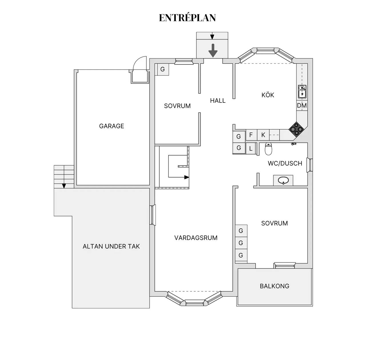 Floor plan for Frostagårdsvägen 19