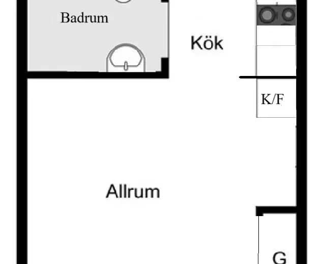 Floor plan for Huvudstagatan 29