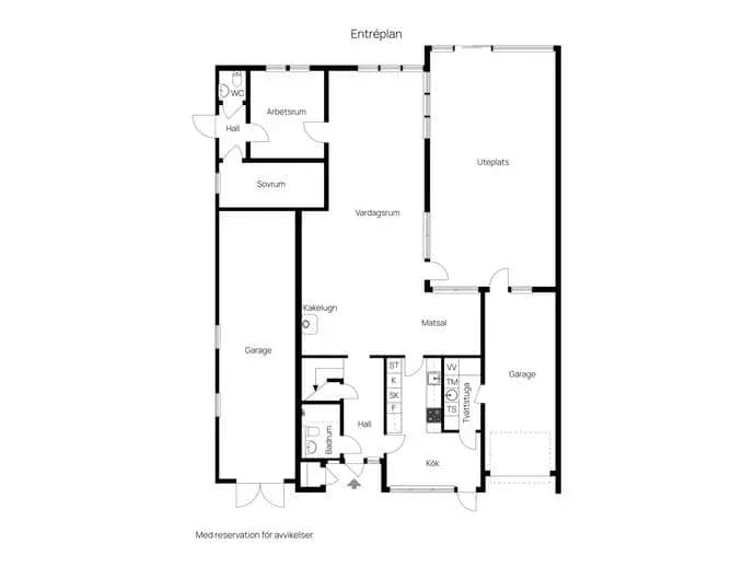 Floor plan for Miklagårdsvägen 39