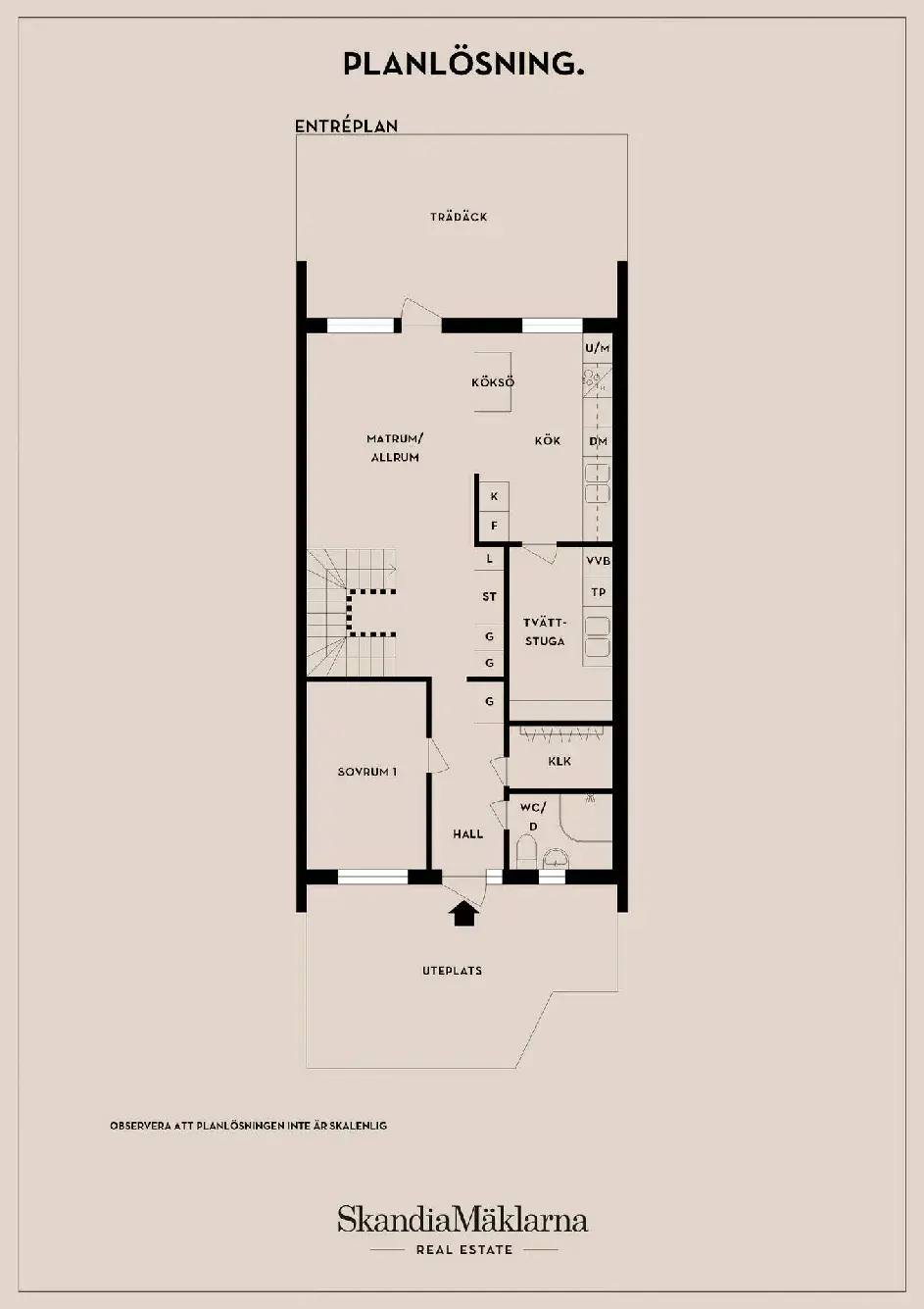 Floor plan for Västergöksvägen 41