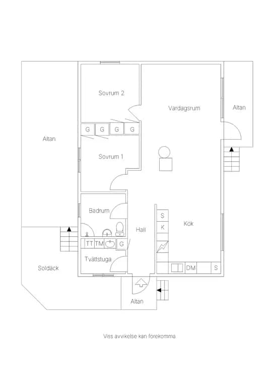 Planritning för Tavnäs 245
