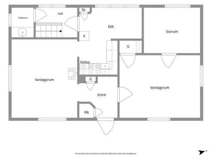 Floor plan for Kastet 711