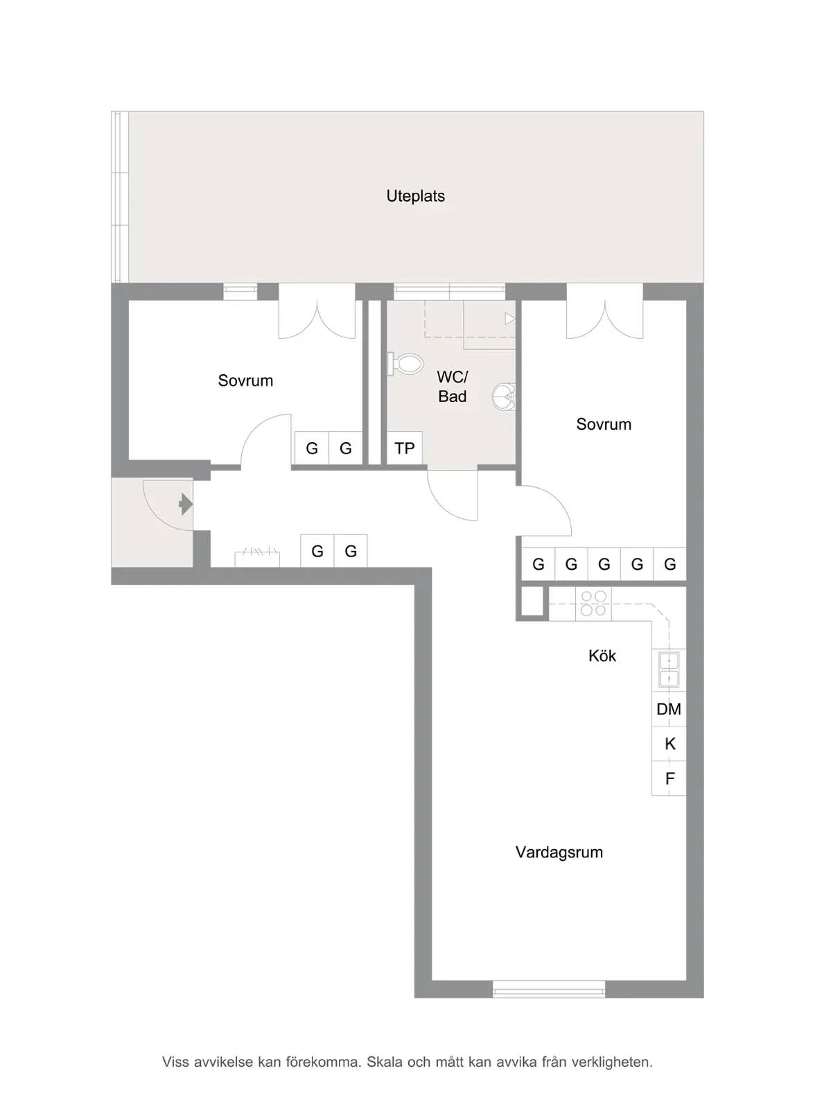 Planritning för Västra Varvsgatan 27