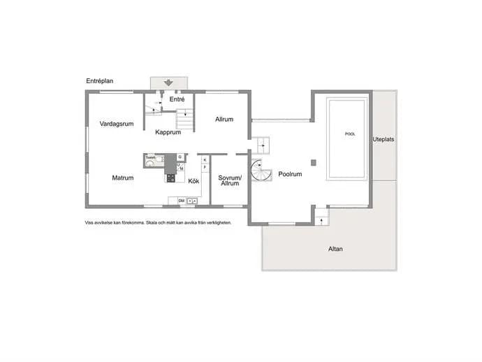 Floor plan for Västermalmsgatan 2