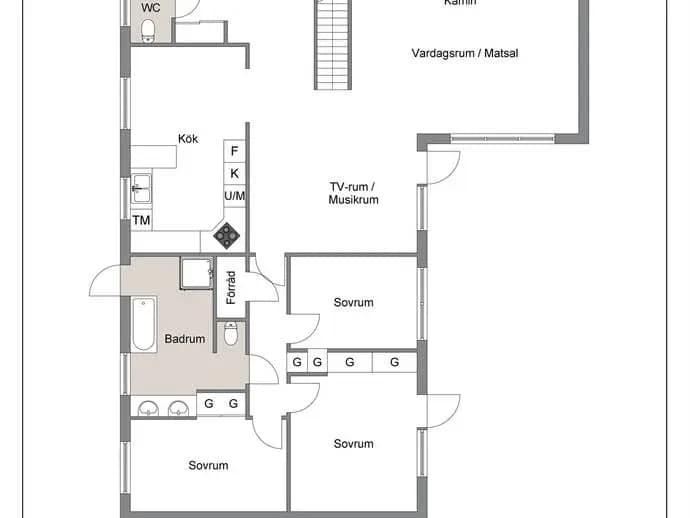 Floor plan for Lostigen 26