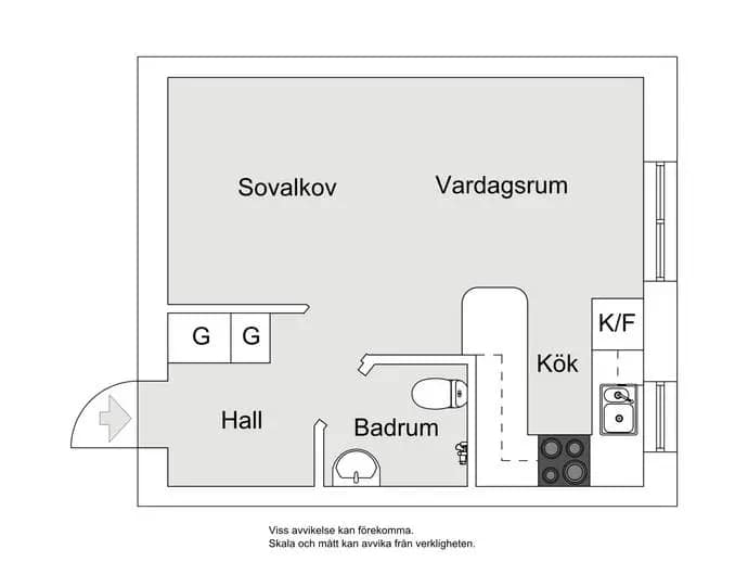 Floor plan for Bokbindarvägen 78