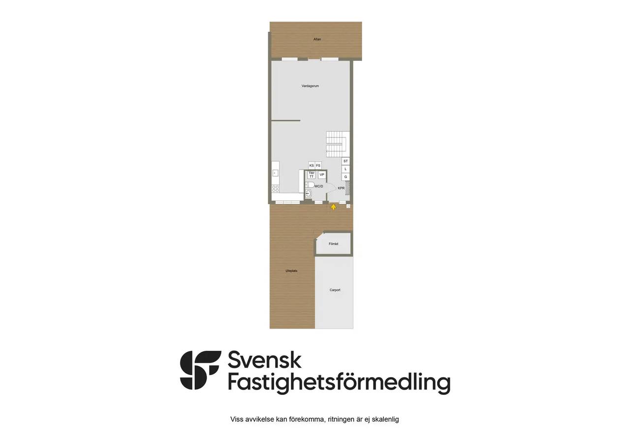 Floor plan for Åbroddsgränd 20