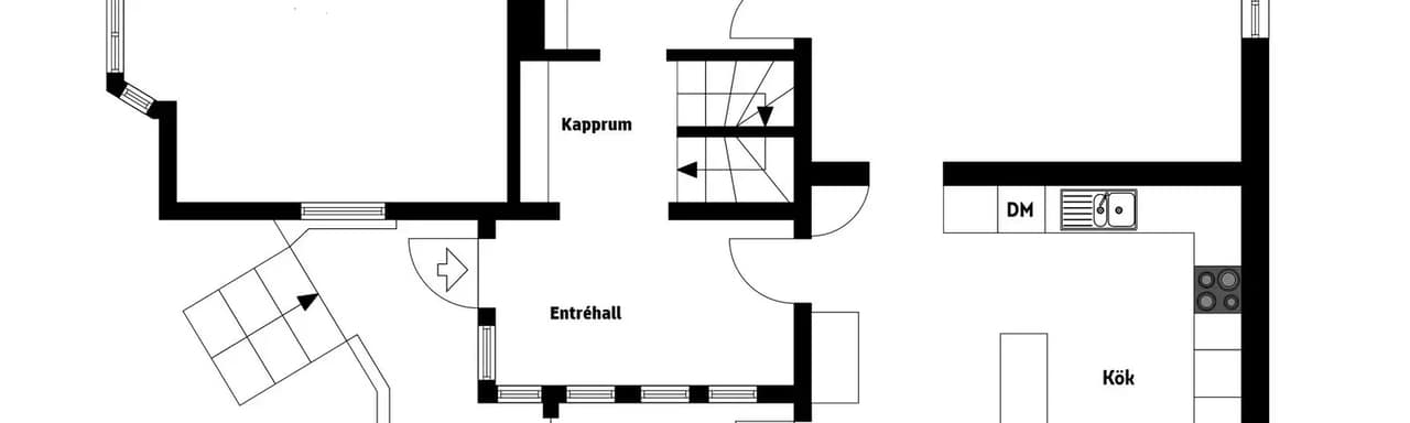 Floor plan for Badstigen 1
