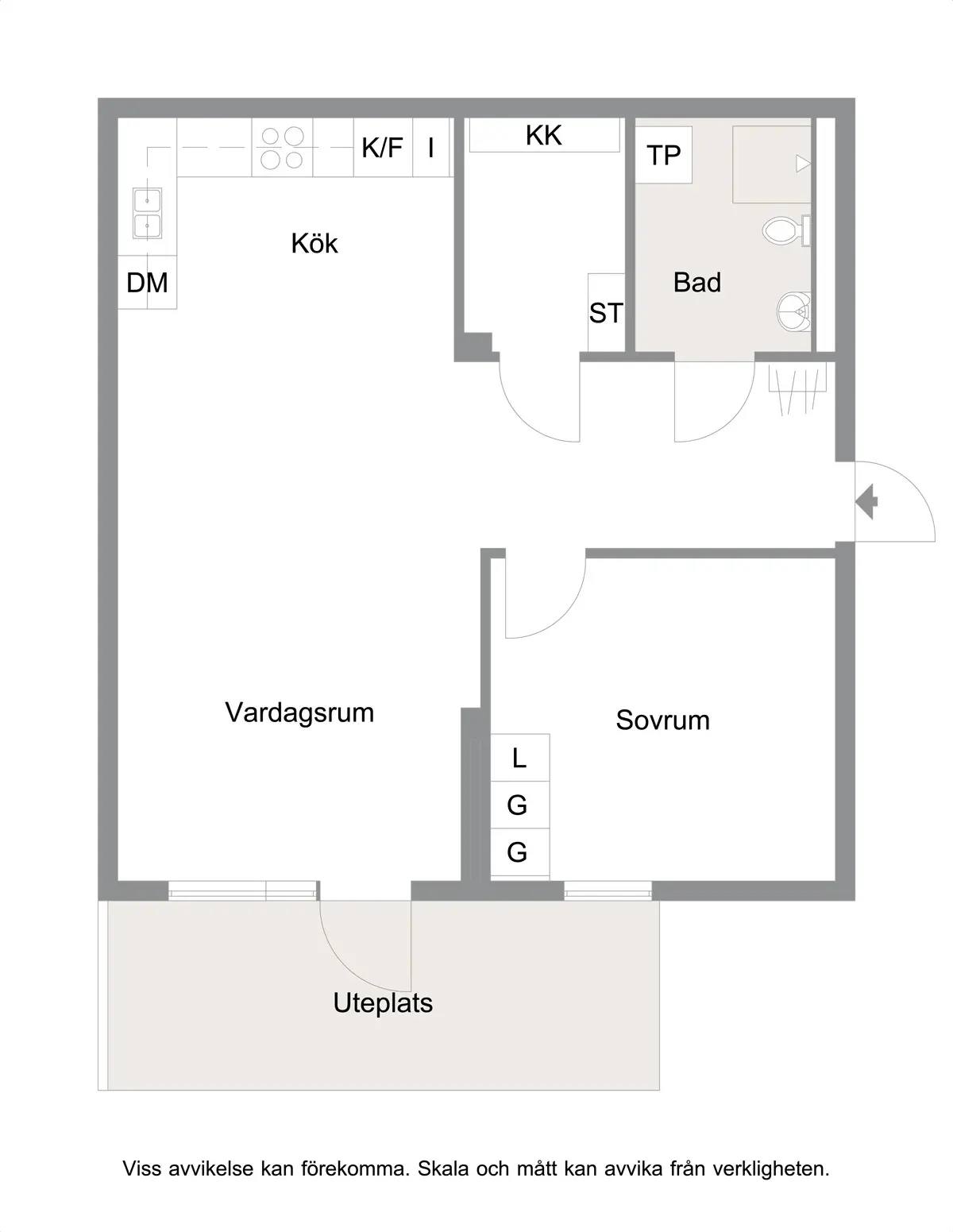 Floor plan for Skomakarebyn 2a