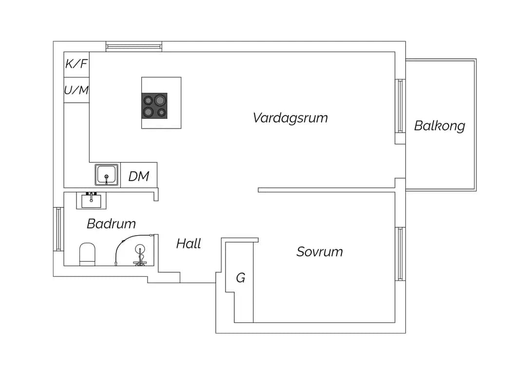 Floor plan for Bäckvägen 80