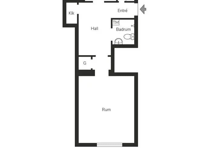 Floor plan for Igeldammsgatan 12