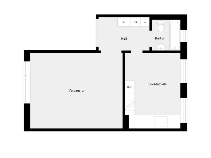 Floor plan for Cedergrensvägen 18