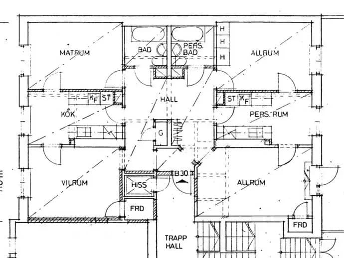 Floor plan for Gambrinusgatan 3