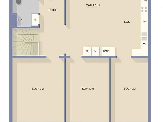 Floor plan for Norrholmsgränd 47