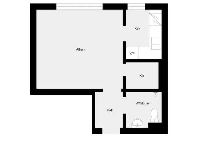 Floor plan for Bäckvägen 149, 2tr