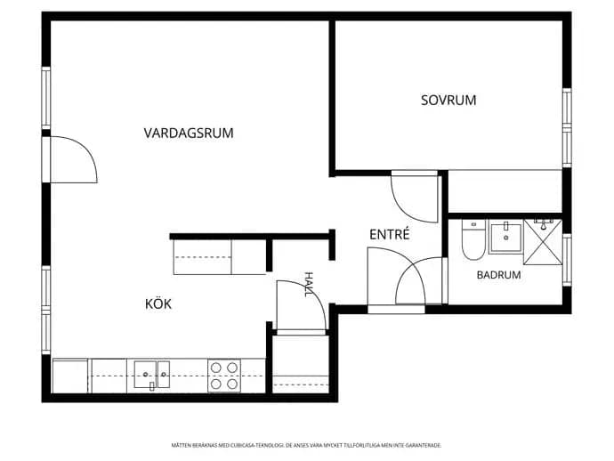 Floor plan for Getfotsvägen 3