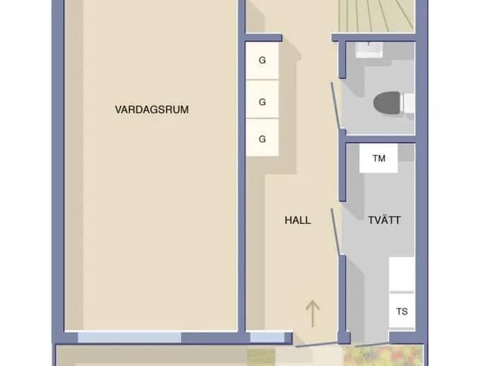 Floor plan for Alsätravägen 16