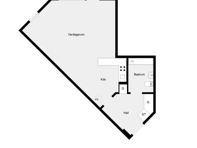 Floor plan for Trollesundsvägen 161, vån 3