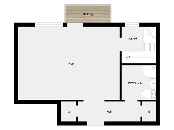 Floor plan for Ymsenvägen 8, 4tr