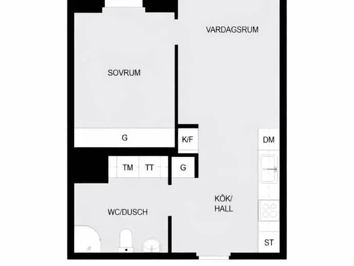 Floor plan for Skeppsmäklargatan 51