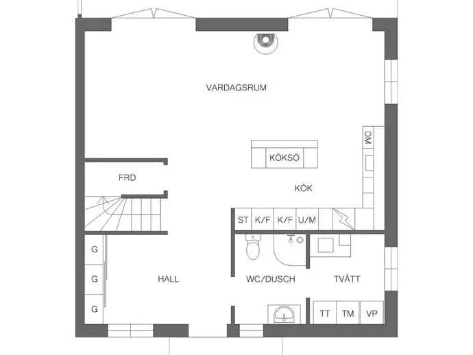 Floor plan for Gömmarvägen 1C