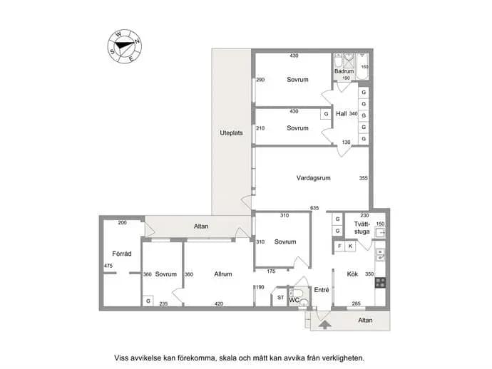 Planritning för Blåklintsvägen 66