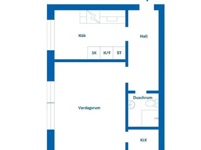 Floor plan for Nelinsgatan 22