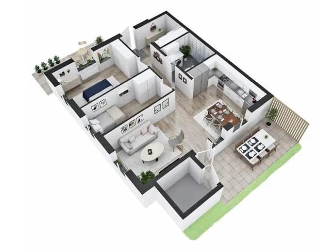 Floor plan for Honungsvägen 3d