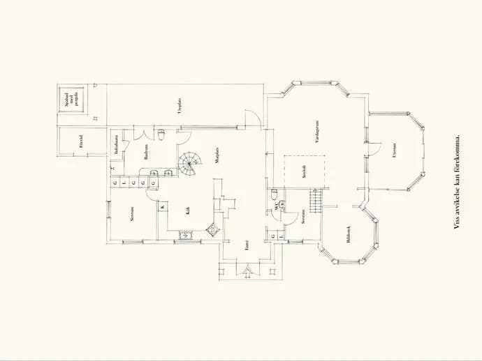 Floor plan for Enstigen 21