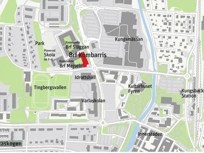 Floor plan for Industrigatan 22