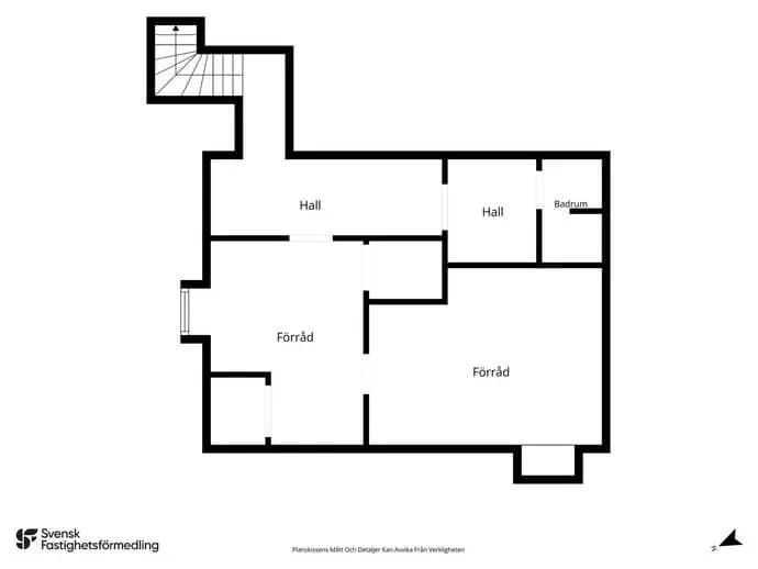 Floor plan for Frejagatan 2