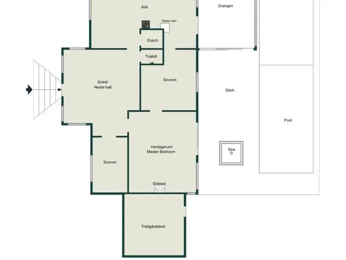 Floor plan for Gösslunda 202