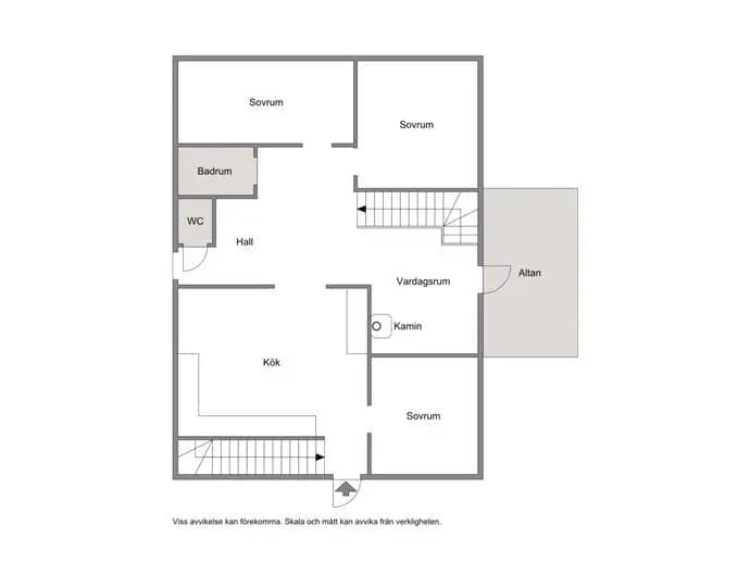Planritning för Ekebergsgatan 12