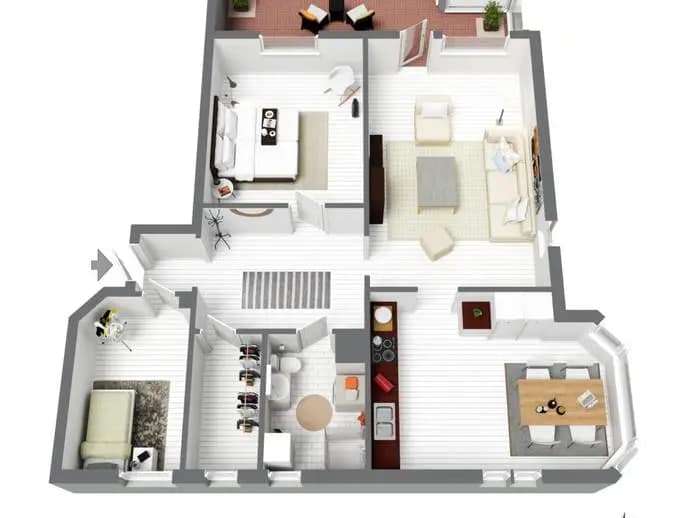 Floor plan for Vatt-Annas väg 17