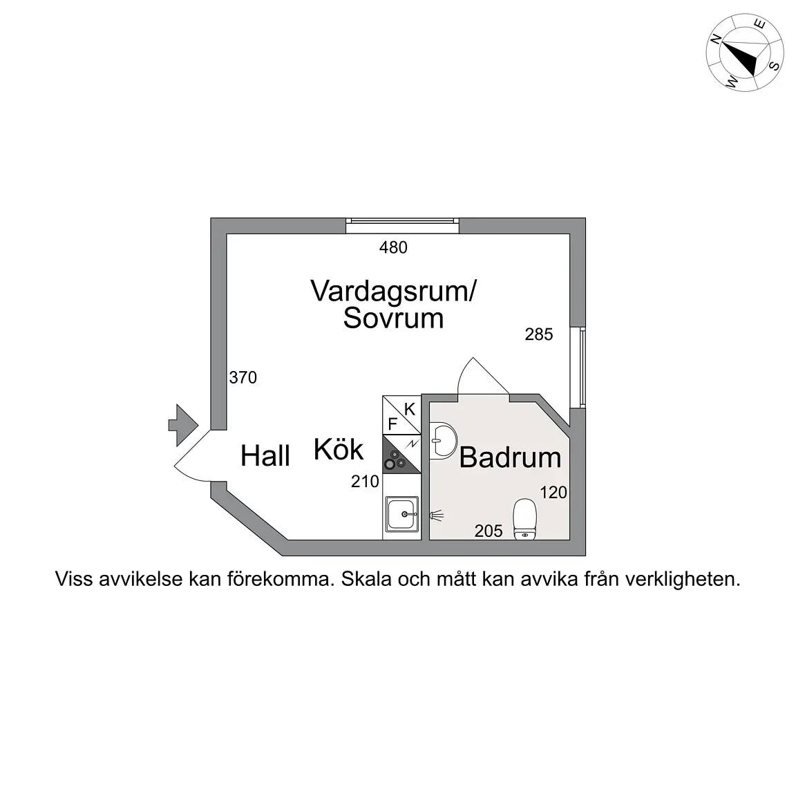 Planritning för Himmelsbodavägen 36C