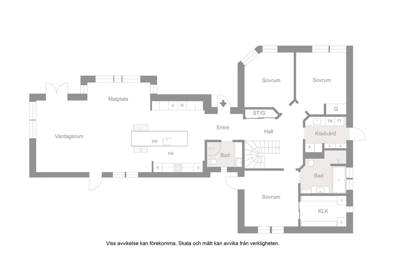 Floor plan for Ramels väg 13