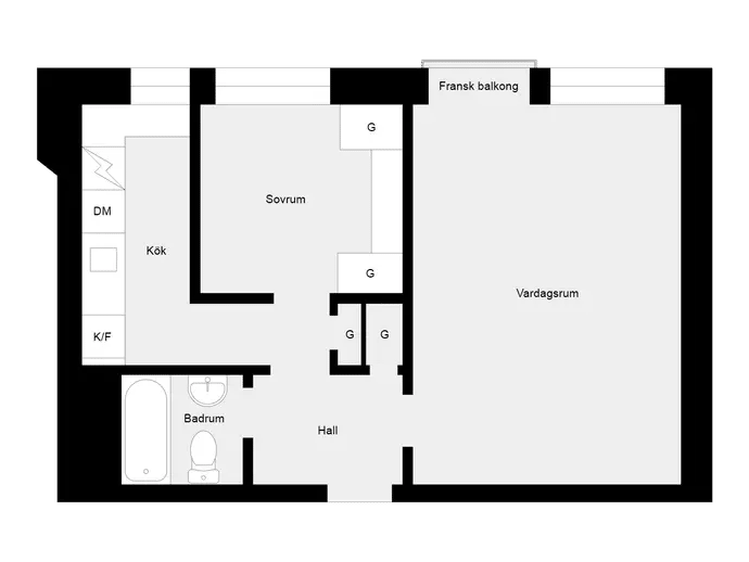 Floor plan for Anders Reimers väg 17, 5 tr