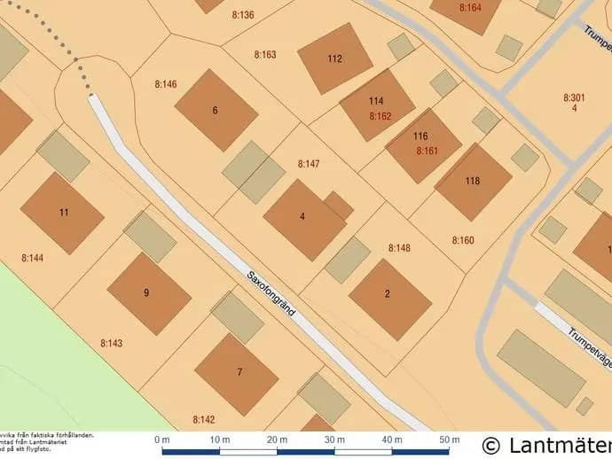 Floor plan for Saxofongränd 4