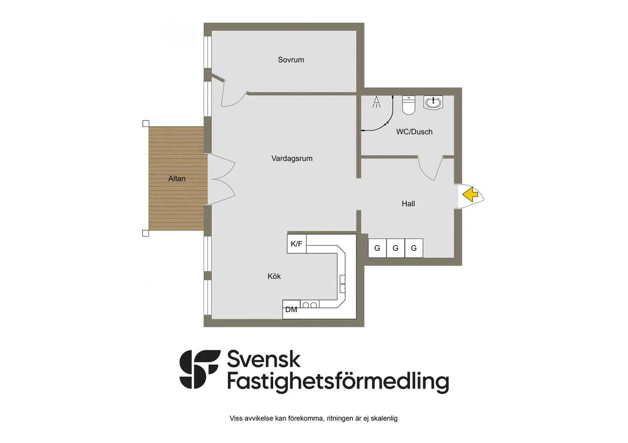 Planritning för Målarprinsens väg 2