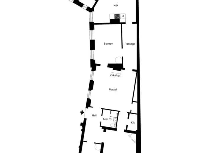 Planritning för Engelbrektsgatan 13