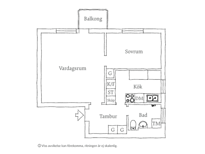 Floor plan for Midsommarvägen 25