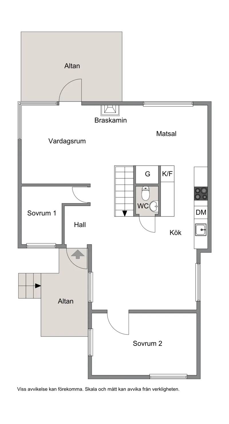 Floor plan for Korpmossevägen 39