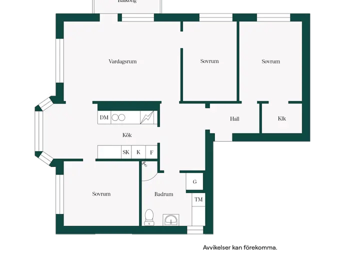 Planritning för Grundtvigsgatan 15