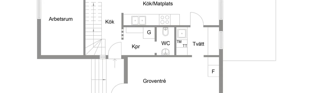 Planritning för Fodergatan 6